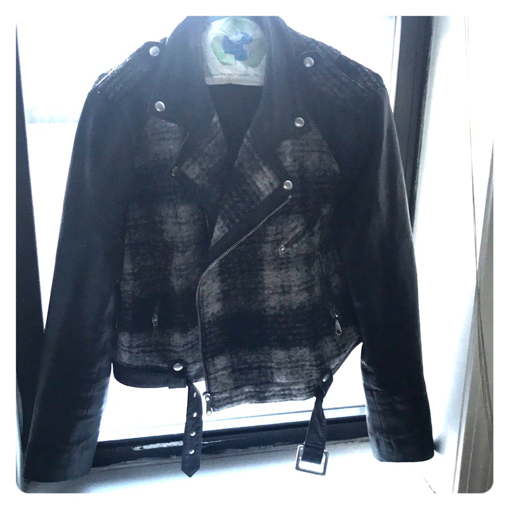 Rebecca Minkoff Biker Jacket Lambskin Leather